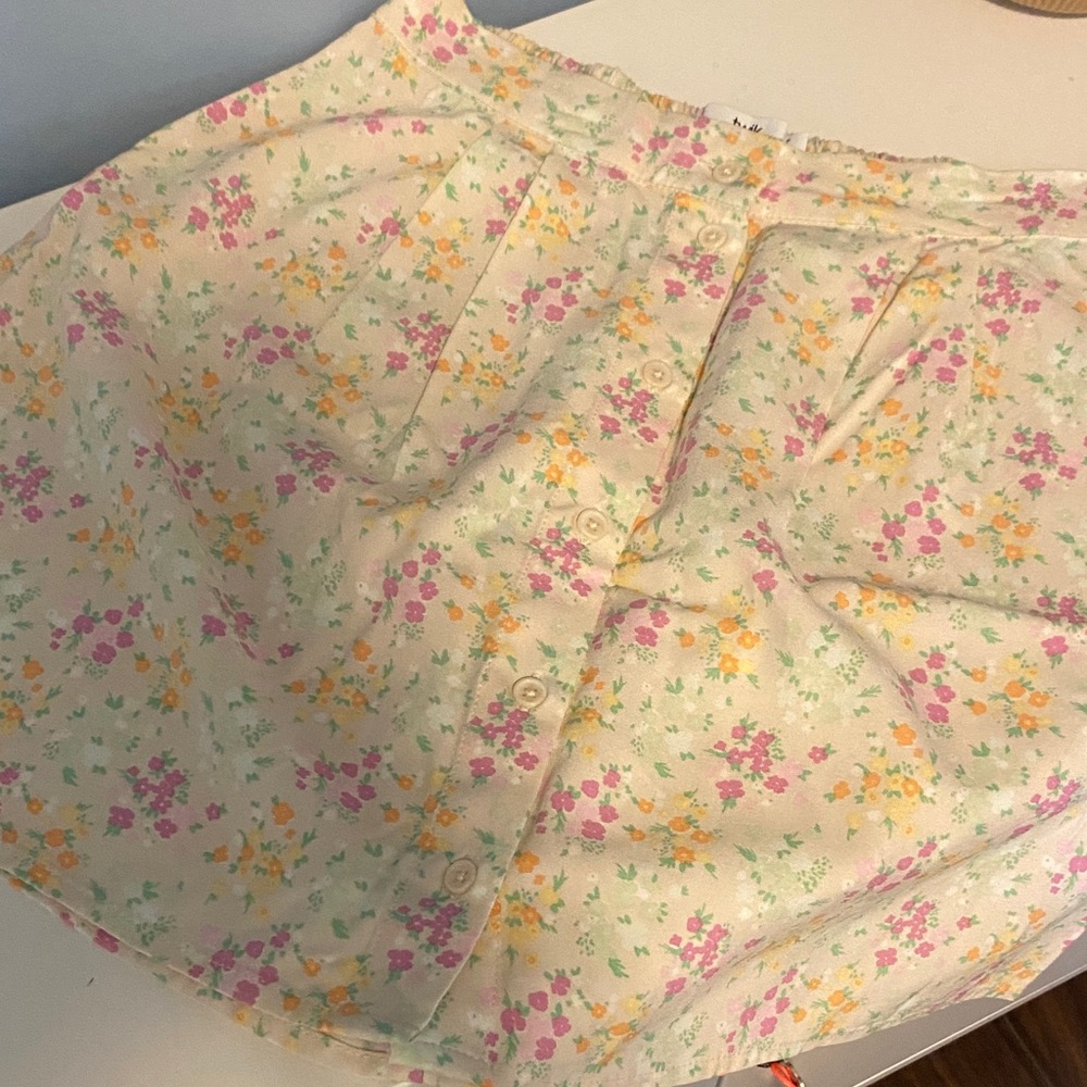 Twik Pastel Floral Mini Skirt